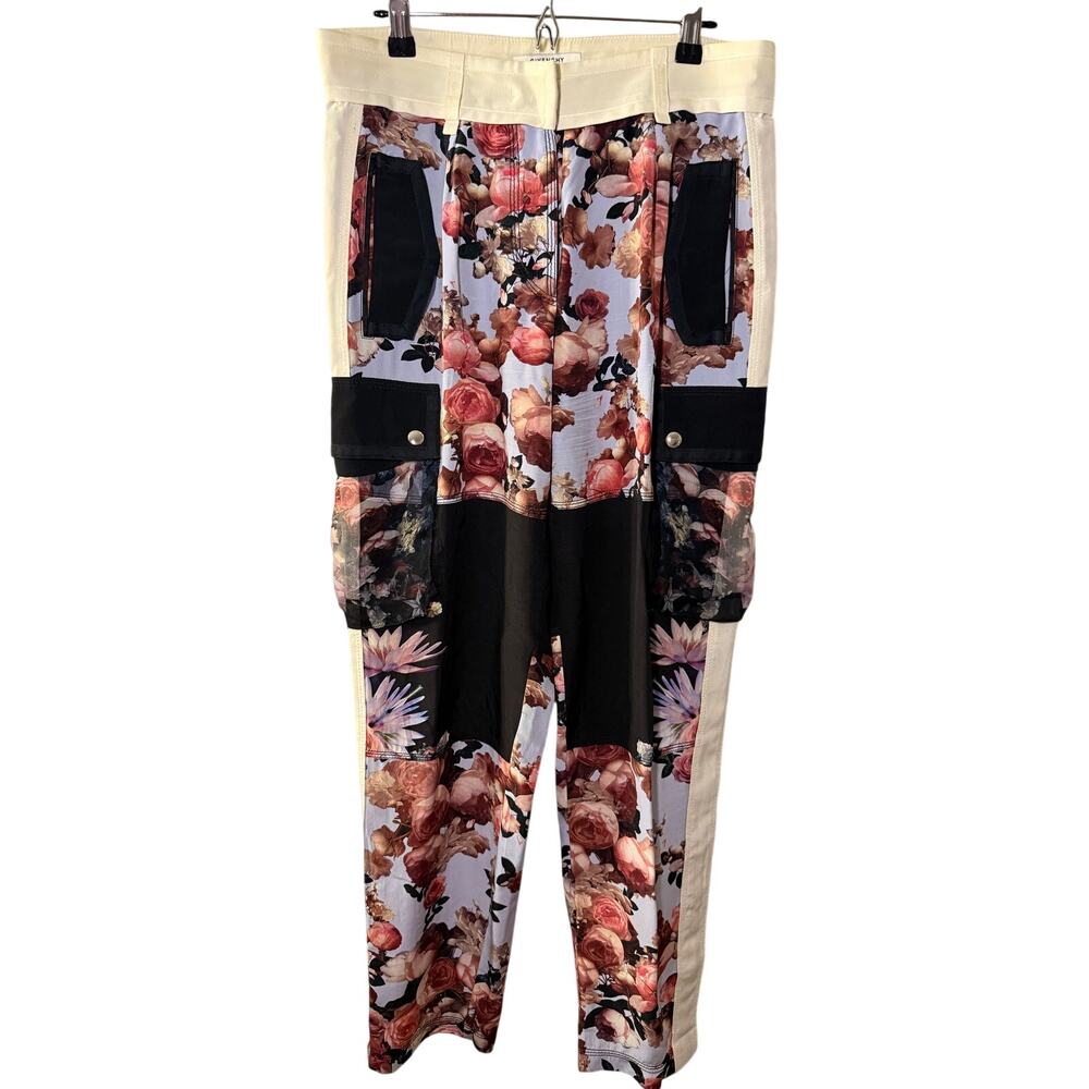 Givenchy Floral Silk Cargo Pants - Luxury Streetwear